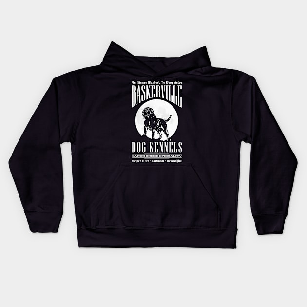 Baskerville Kennels Kids Hoodie by Vector Deluxe